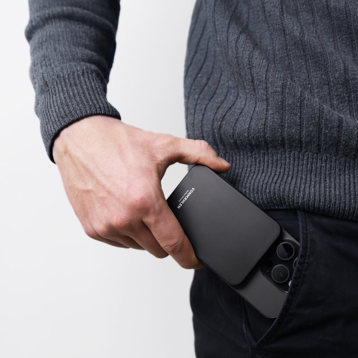 Vonmahlen Evergreen Mag Magnetic Powerbank 5,000 mAh — Black