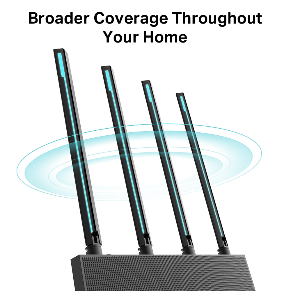 TP-Link Archer C80 Ασύρματος Δρομολογητής Gigabit Ethernet Διπλής Ζώνης (2,4 GHz / 5 GHz) Μαύρος