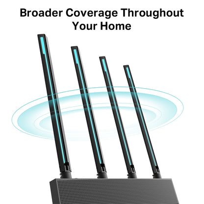 TP-Link Archer C80 Ασύρματος Δρομολογητής Gigabit Ethernet Διπλής Ζώνης (2,4 GHz / 5 GHz) Μαύρος
