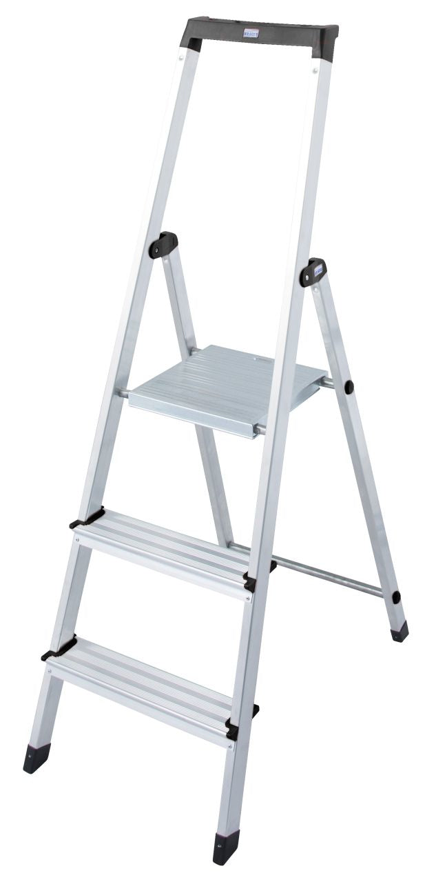 Krause Solidy Folding ladder silver