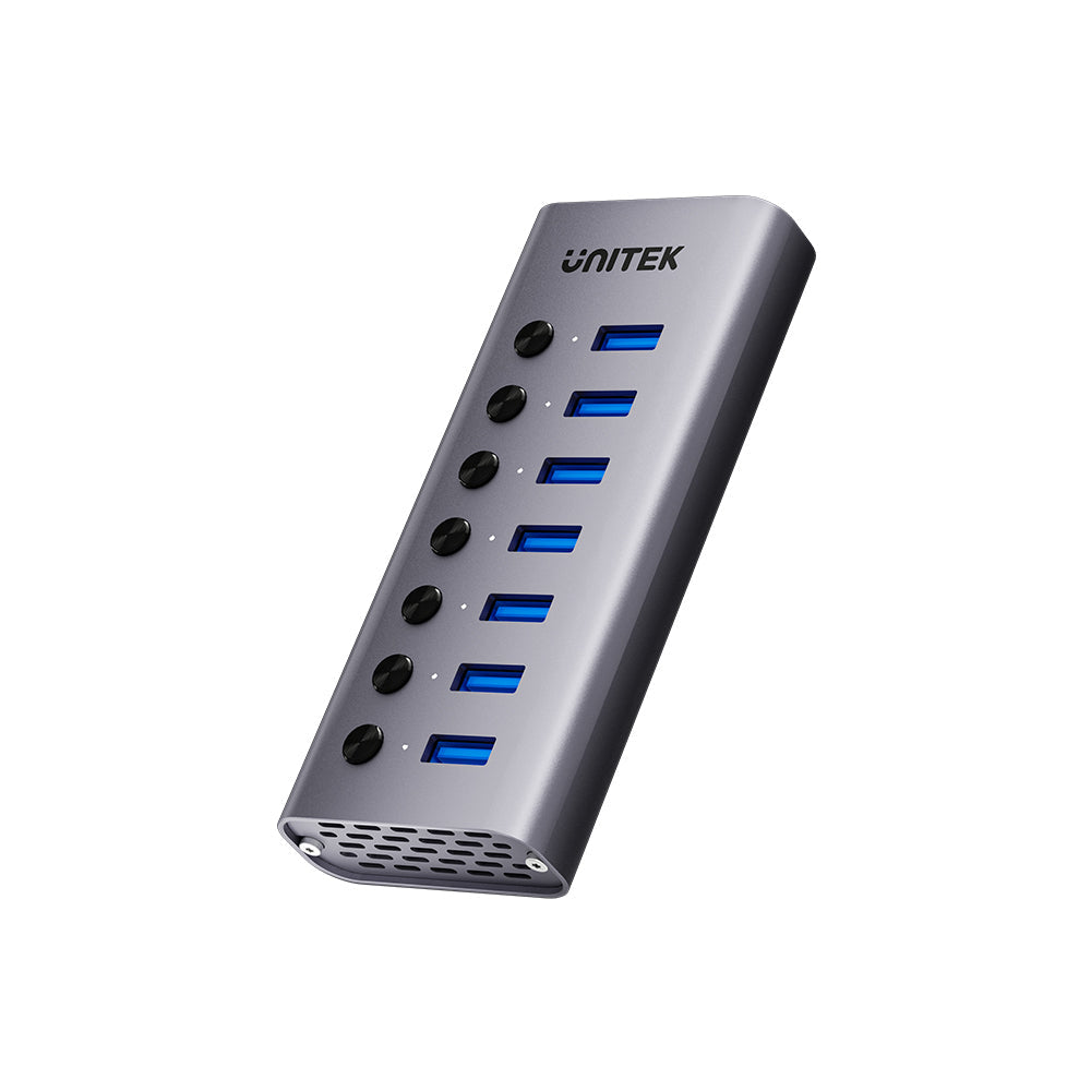 USB-A 3.0 5 Gbps hub with 7-in-1 switch Unitek H1314A01-EU