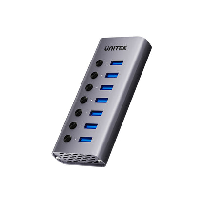 USB-A 3.0 5 Gbps hub with 7-in-1 switch Unitek H1314A01-EU