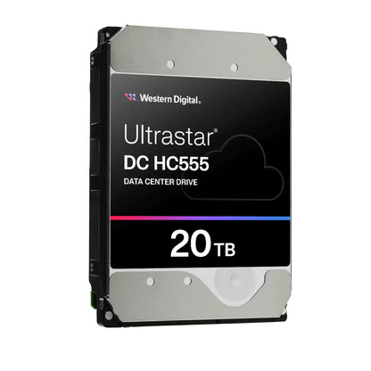 Western Digital Ultrastar DC HC555 Internal Hard Drive 20TB 7200 RPM 512MB Cache 3.5" SAS3