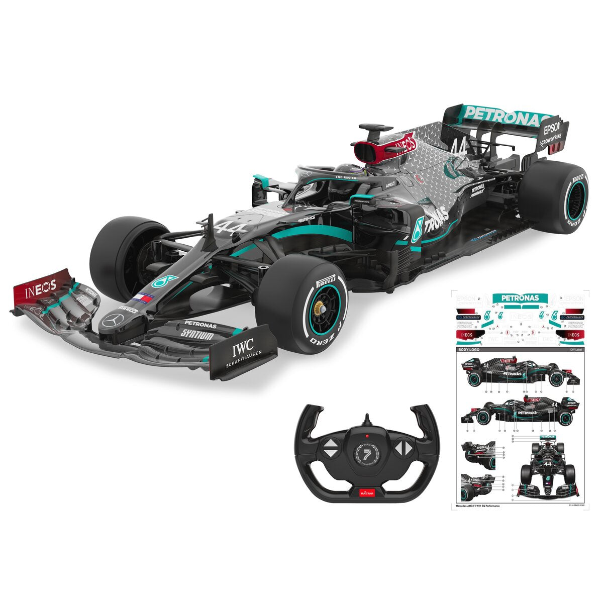 Jamara Mercedes AMG F1 1:12 Performance Black 2.4GHz (Ages 6+)