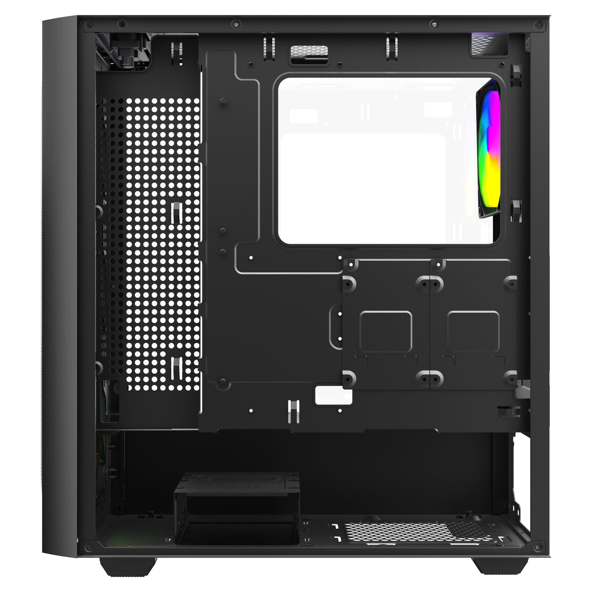 Savio Noctis Flow RGB Cube Black