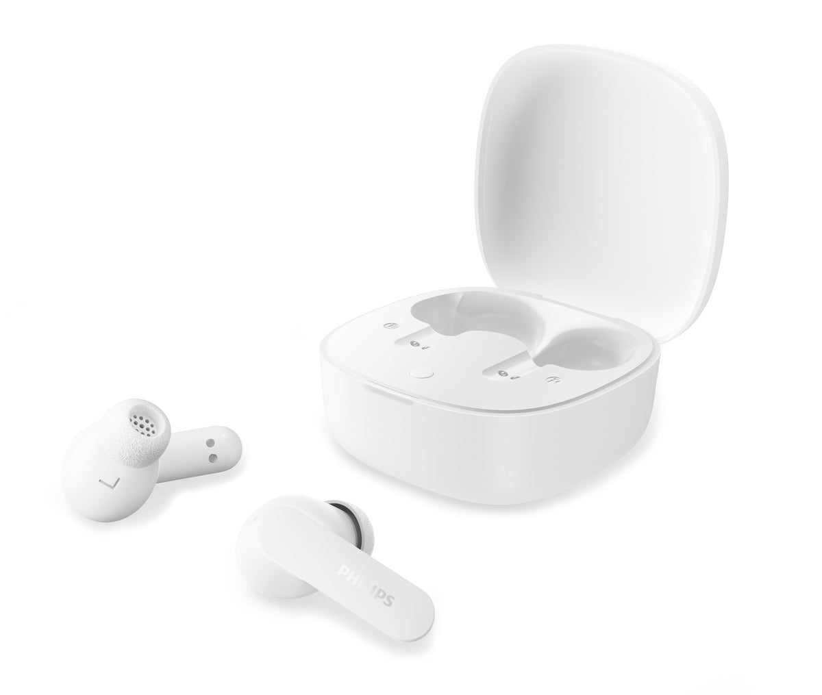 Philips TAT2100WT/00 True Wireless Earbuds, White