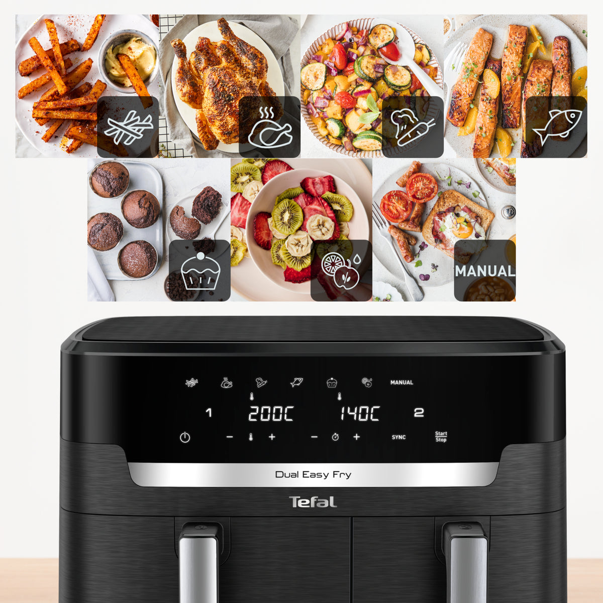 Frytkownica beztłuszczowa TEFAL EY9428E