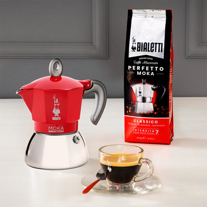 Bialetti Παραδοσιακή Καφετιέρα Moka Induction 6 φλιτζάνια