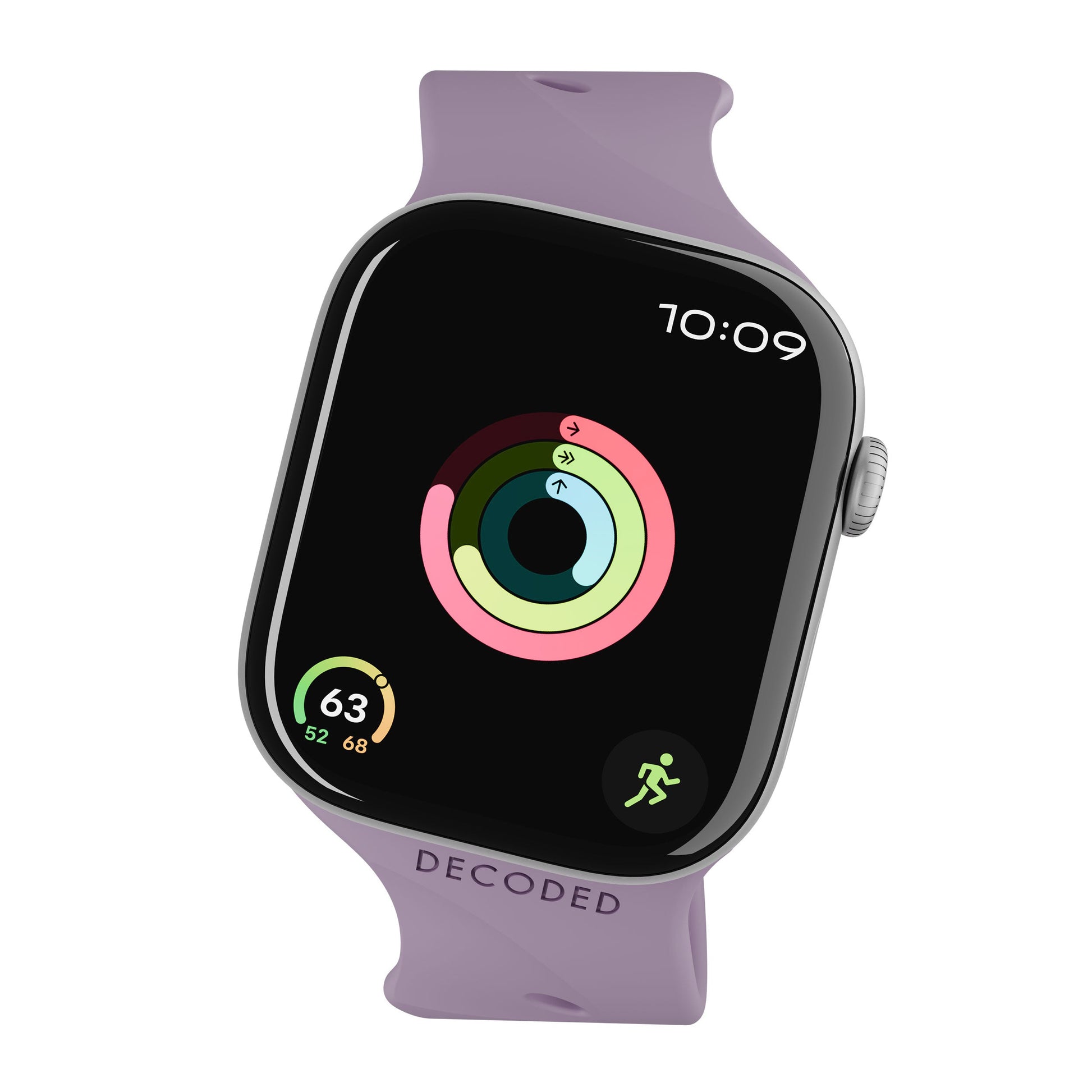 Decoded Silicone Ares Splice Strap for 40mm and 42mm Apple Watch - Purple Haze