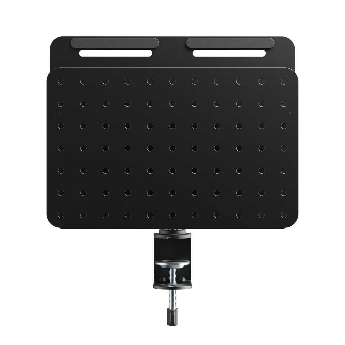 Activejet APB-006B Desk Organiser – rotating perforated board with vertical organiser, black