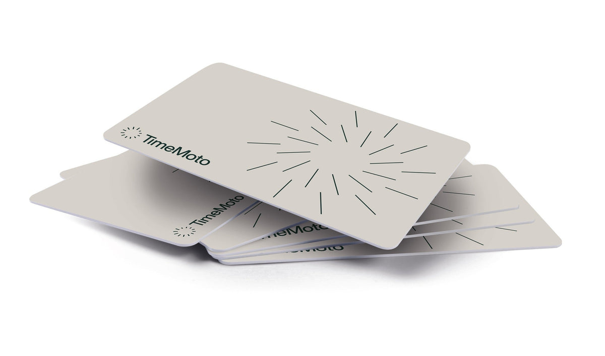 TIMEMOTO RF-100 RFID Cards for TimeMoto TA Systems
