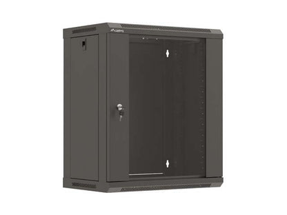 Lanberg WF03-5312-10B rack cabinet 12U Wall mounted rack Black