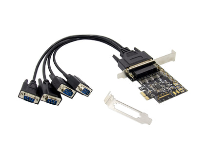 CONCEPTRONIC PCIe1x Card 4xRS232-Seriell           115200bps