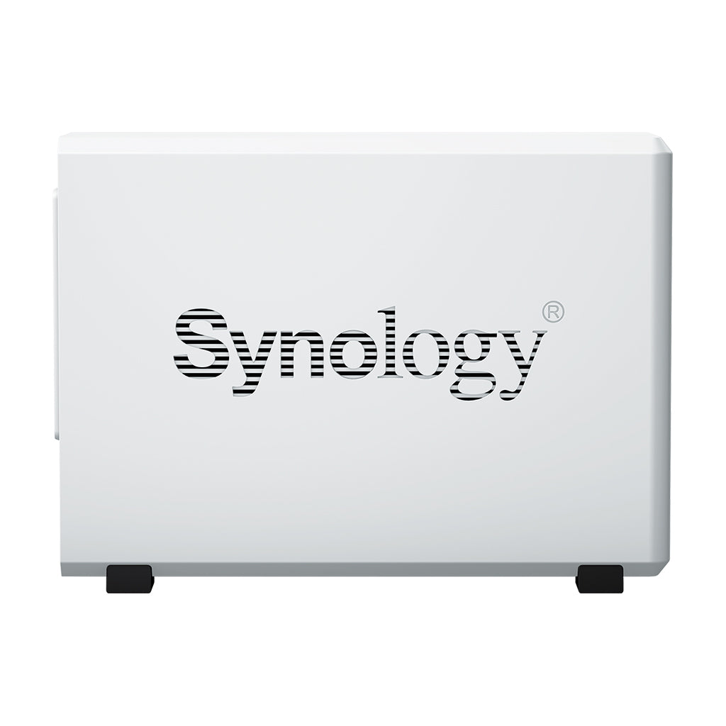 Synology DiskStation DS223J NAS / Storage Server Desktop — Realtek RTD1619B, 1 GB DDR4, DiskStation Manager, White