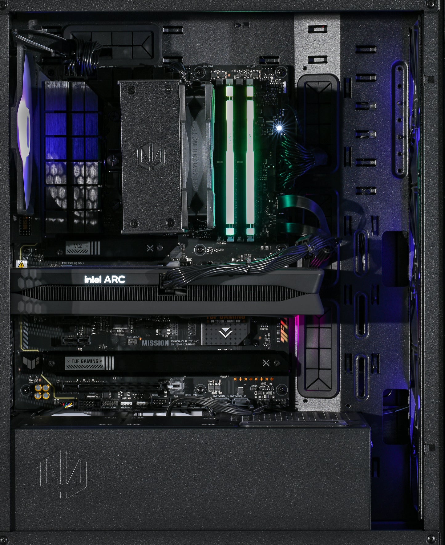 Actina 5901443410287 PC AMD Ryzen™ 5 8400F 32 GB DDR5-SDRAM 1 TB SSD Intel Arc B580 Midi Tower Black