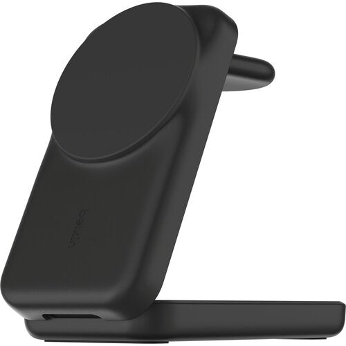 Belkin UltraCharge 25W 3-in-1 Qi2 Wireless Charging Station, Black, Model WIZ050kqBK