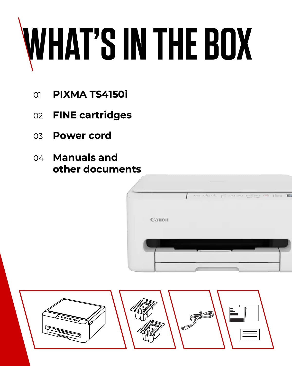 Canon PIXMA TS4150i Inkjet A4 1200 x 1200 DPI Wi-Fi