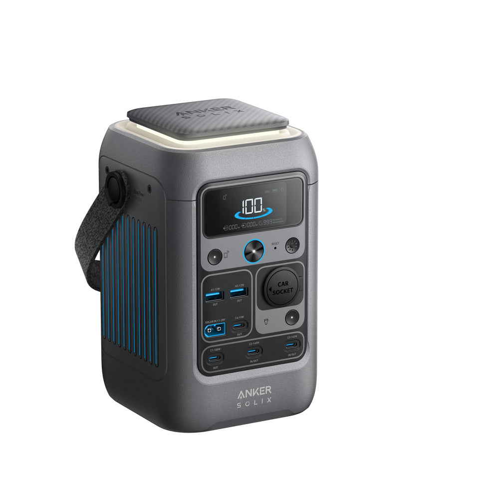 Anker SOLIX C300 DC Portable Power Station — 7 LiFePO4 Cells, 90,000 mAh, 300 W