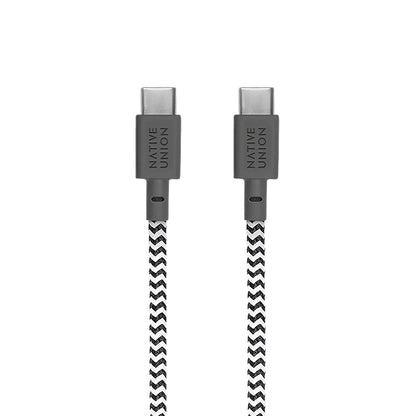 Native Union 30W USB-C Fast GaN Charger White with USB-C Cable Zeb