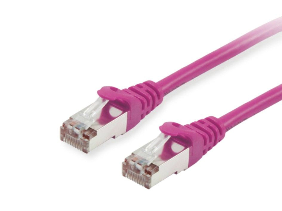 Equip Patchkabel Cat6       S/FTP 2xRJ45 30.00m    lila LSZH Polybeutel