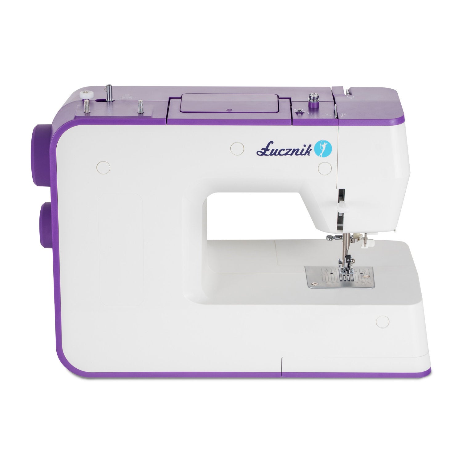 Ραπτομηχανή ŁUCZNIK TERESA, λευκή με βιολετί αποχρώσεις