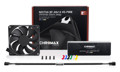 Noctua NF-A9X14 HS-PWM CH.BK.S 92mm Black Computer Case Cooling Fan