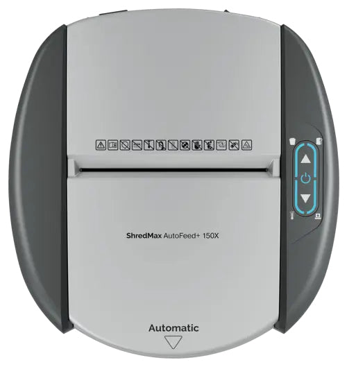 Rexel ShredMax AutoFeed+ 150X paper shredder, P4, 150 sheets, 15-litre waste bin