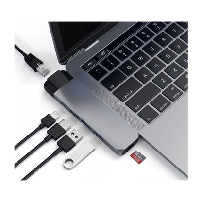 Satechi Type-C Pro Hub 4K HDMI with Ethernet space gray