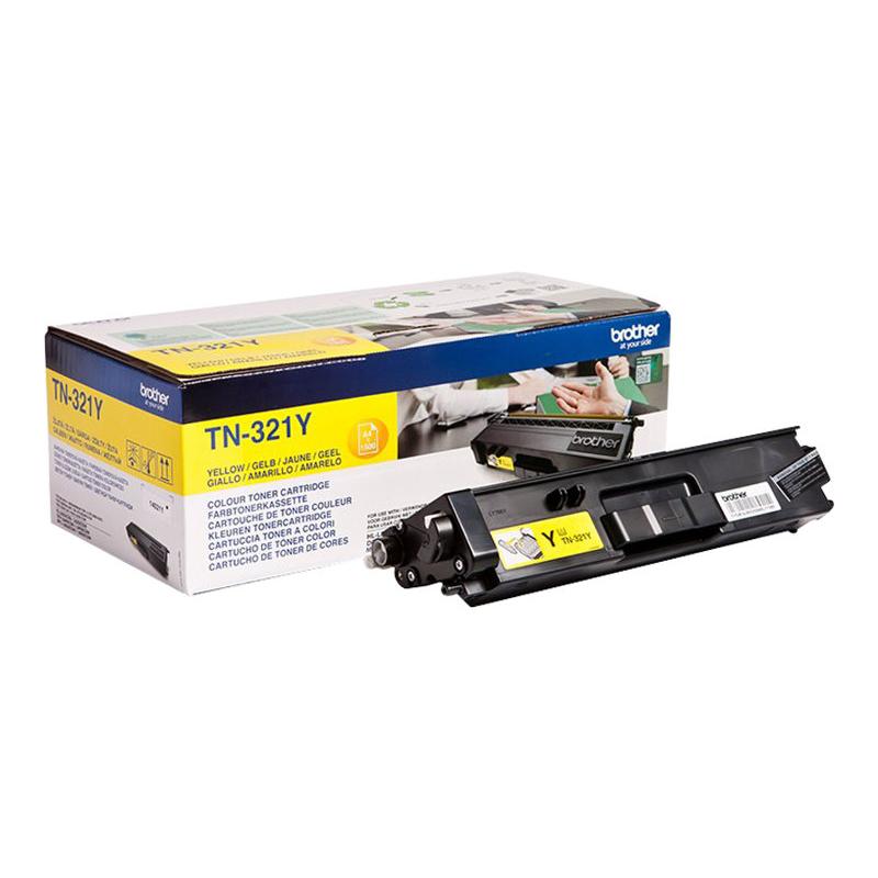 Brother Toner TN-321 TN321 Yellow Gelb 1,5k (TN321Y)