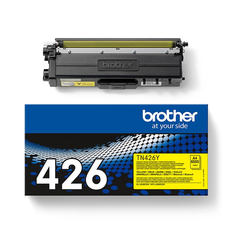 Brother Toner TN-426 TN426 Yellow Gelb 6,5k (TN426Y)