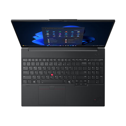 Lenovo ThinkPad E16 Gen 3 (Intel) Copilot+ PC — Intel Core Ultra 7, 16" WUXGA, 16 GB LPDDR5x, 512 GB SSD, Wi‑Fi 6E, Windows 11 Pro — Black