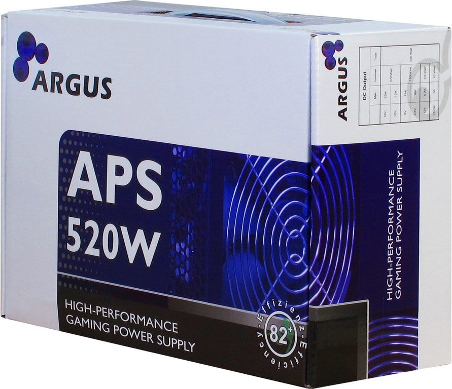 Inter-Tech Netzteil 520W Argus APS-520W 120mm Lüfter