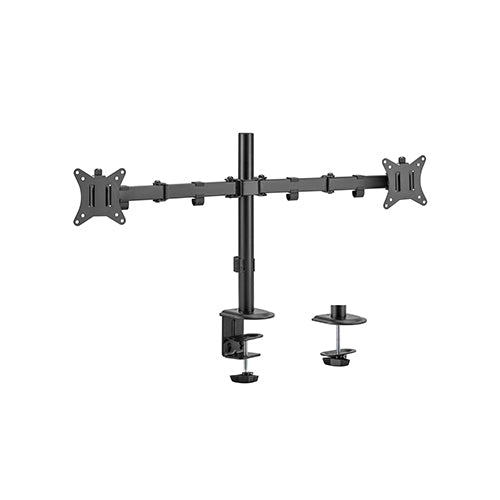 Gembird MA-D2-01 monitor mount / stand 81.3 cm (32") Desk Black
