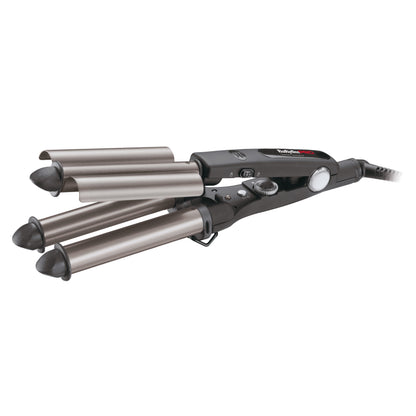 BaByliss TRIPPLE WAVER Curling Iron Warm Black 125W 106.3" (2.7 m)