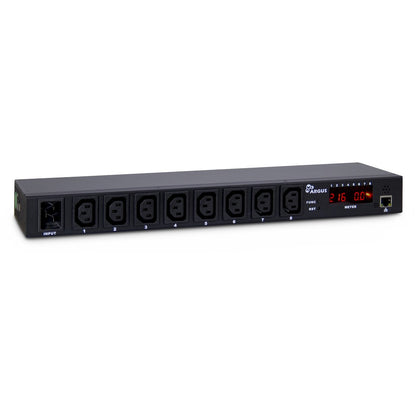 Inter-Tech 19" Argus SW-0816 Rack Power Strip, 8-Outlet (Black) — Web-Controllable