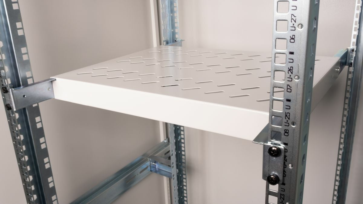 Equip 19" Fachboden var. für Serverschränke  35cm 1U    grau