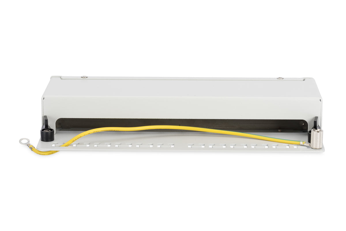 DIGITUS Patchpanel 1HE 12-Port Modular Desktop SOHO grau