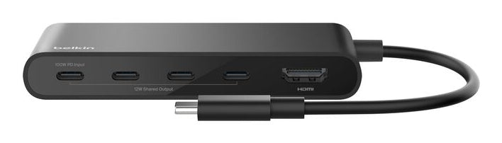 Belkin CONNECT 5-Port USB-C Hub with 4K HDMI Port AVC021hqBK