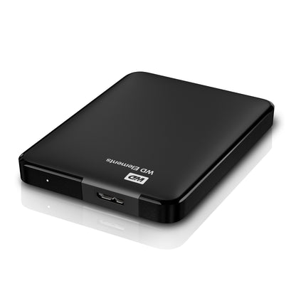 Western Digital Elements Portable 2TB External Hard Drive (Black, Micro-USB-B 3.2 Gen 1, 5 Gbit/s)