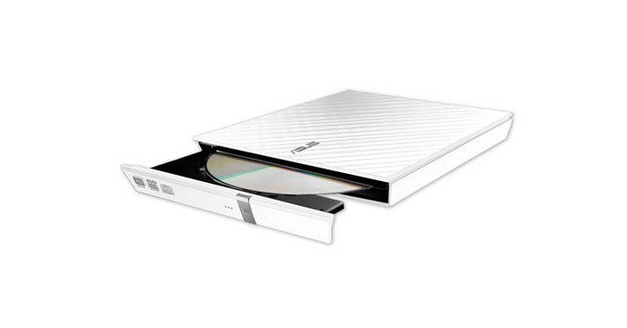 ASUS SDRW-08D2S-U EXT Slim USB Lite White Retail Wave- extern retail