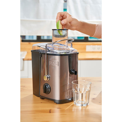 Juicer Black+Decker BXJE600E  (600W; black)