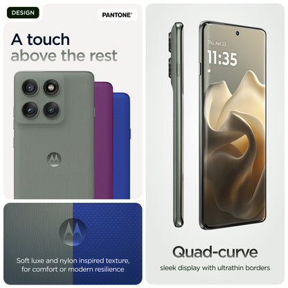 Motorola Edge 60 Pro 6.67" (16.9 cm) Dual SIM Android 15 5G USB Type-C 12 GB RAM 512 GB Storage 6000 mAh Grey