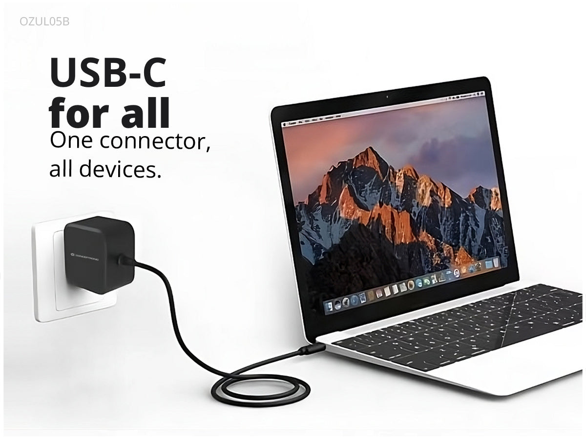 CONCEPTRONIC Ladegerät 1Port GaN USB-C Desk 100WPD3.0/PPS sw
