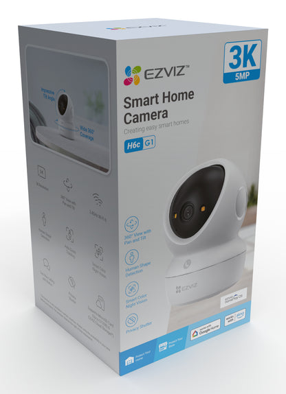 EZVIZ H6C security camera Spherical IP security camera Indoor 1920 x 1080 pixels Desk