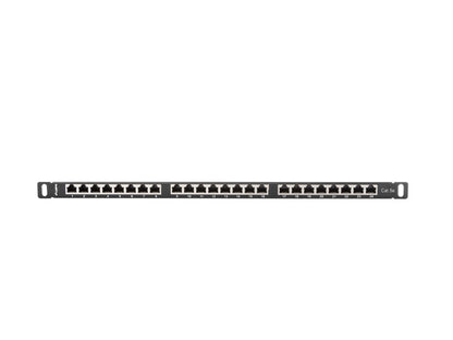 LANBERG Patch Panel 24 Port 0.5U Cat.5e FTP Black