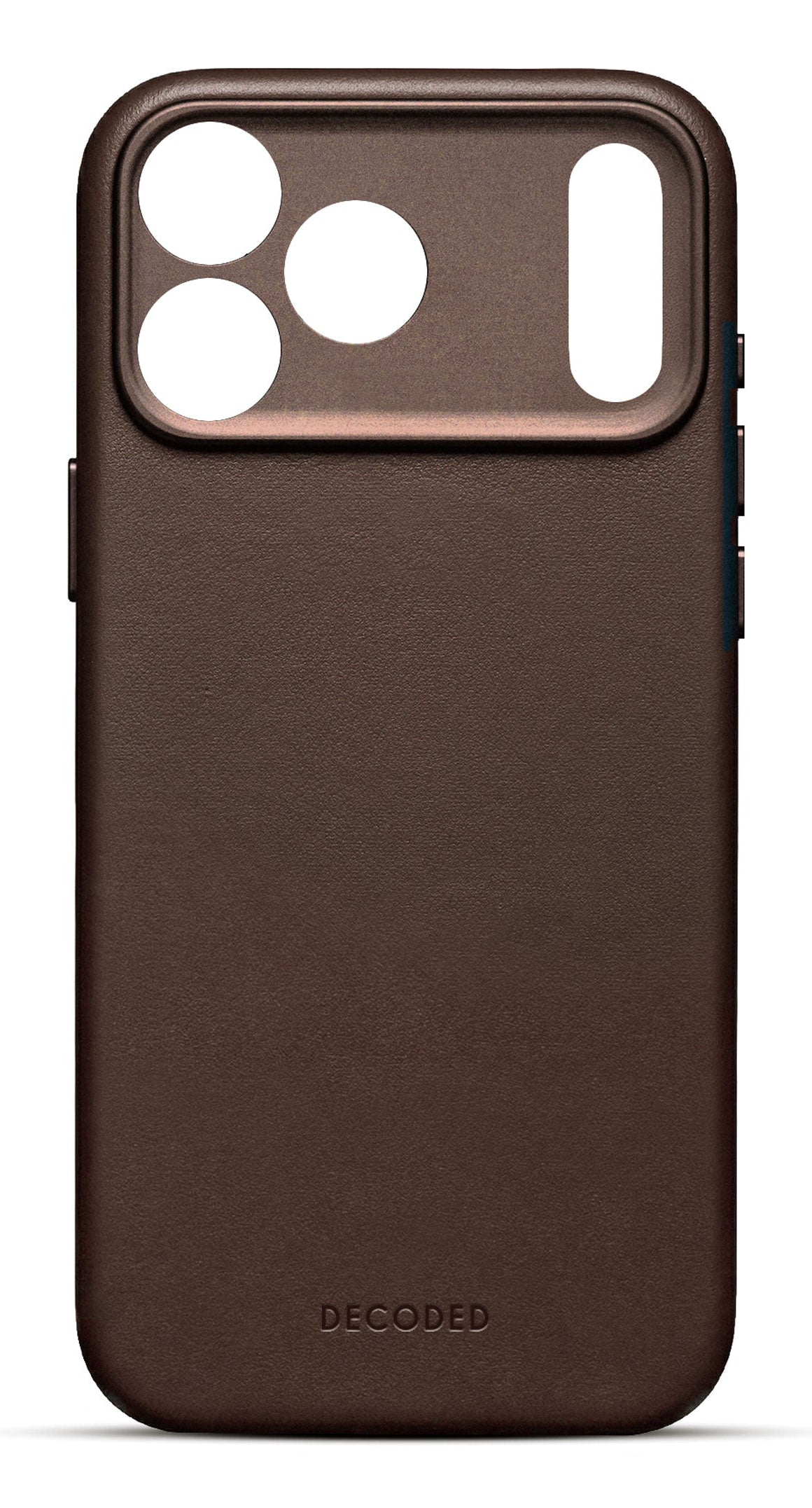Decoded Leather Backcover for iPhone 17 Pro Max in Chocolate Brown