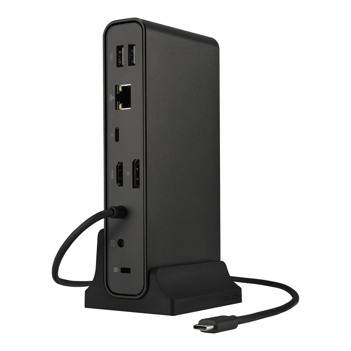 ASUS DC300 Triple Display USB-C Docking Station, USB 3.2 Gen 2 (3.1 Gen 2) Type-C, Black