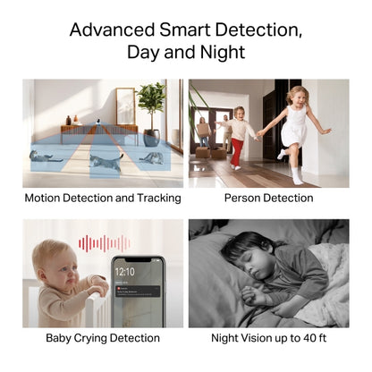 Mercusys MC200 - Pan/Tilt Home Security Wi-Fi Camera