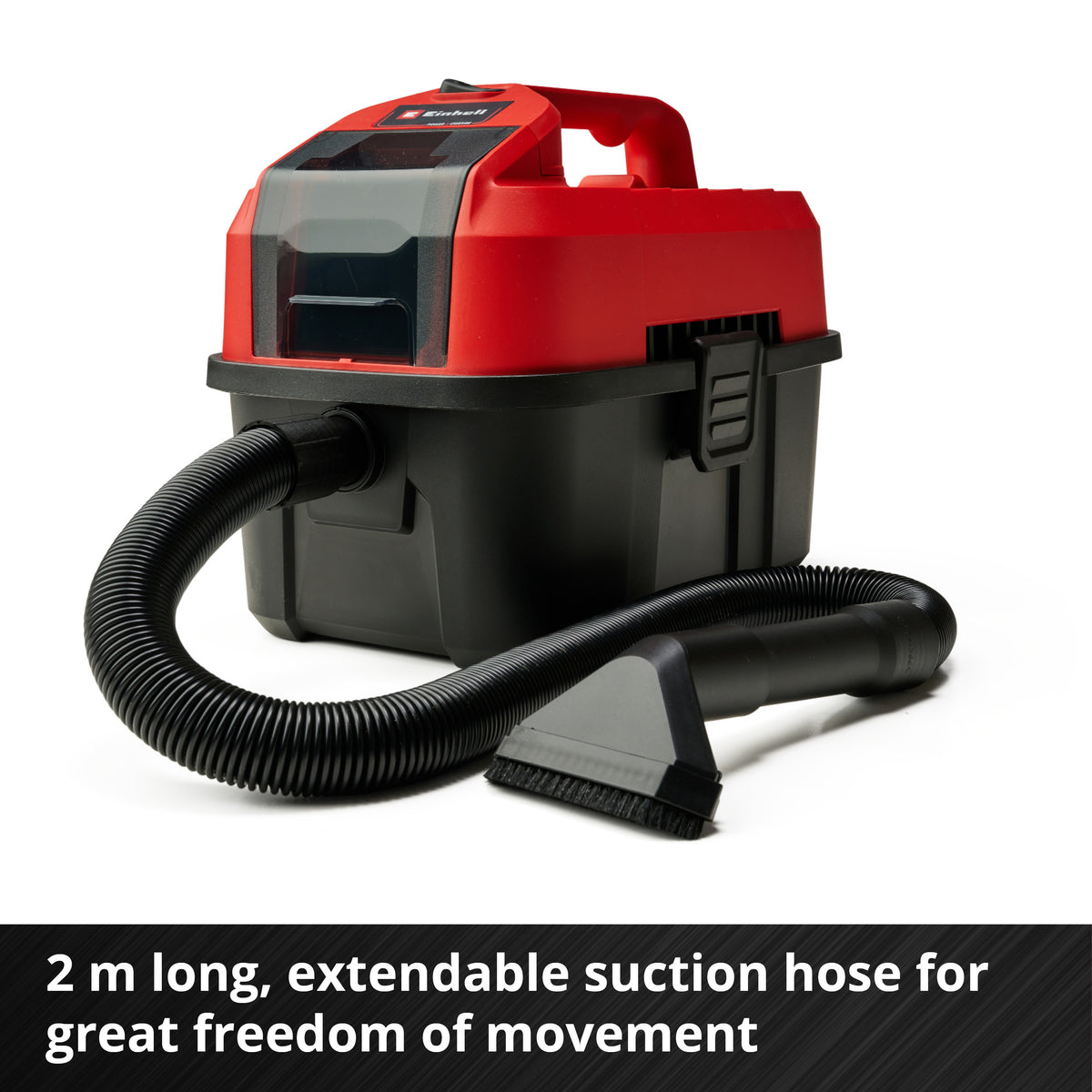 Einhell TC-VC 18/10 Li-Solo Wet/Dry Vacuum (red/black) - battery and charger not included