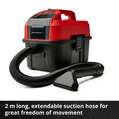 Einhell TC-VC 18/10 Li-Solo Wet/Dry Vacuum (red/black) - battery and charger not included